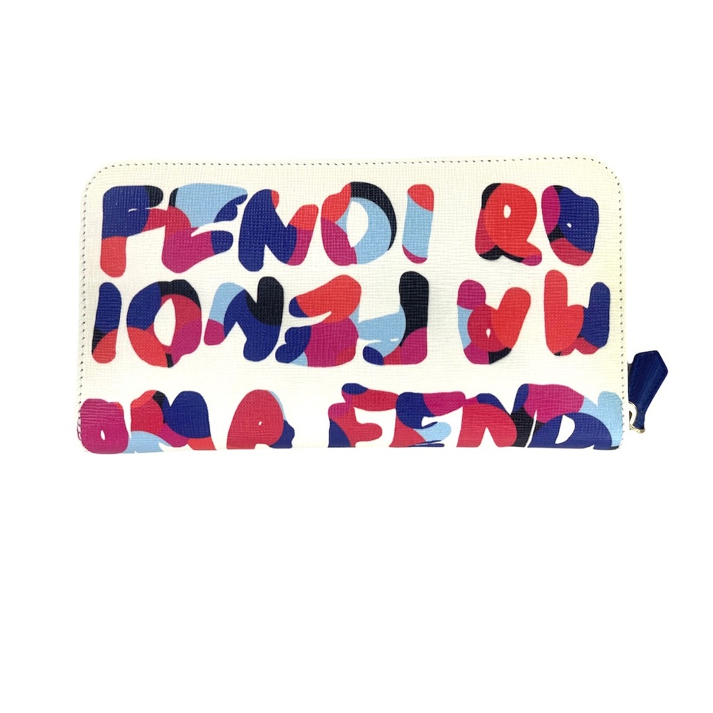 ❌SOLD❌ 🦄RARE🦄 Authentic FENDI Graffiti Logo Wallet - Picture 5 of 16